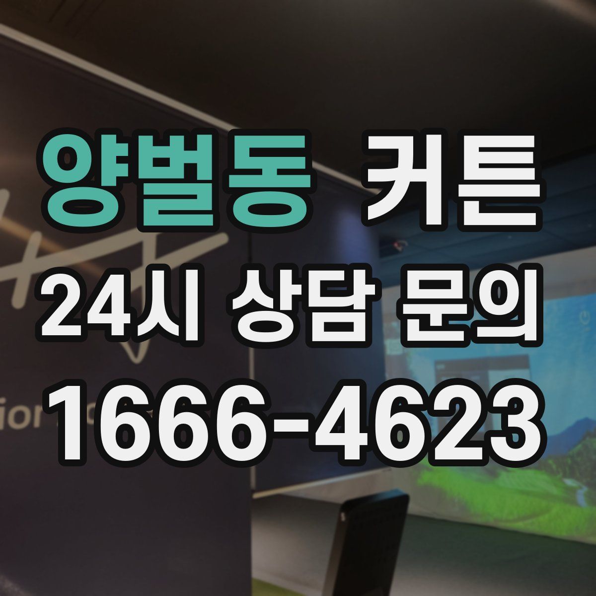양벌동 커튼