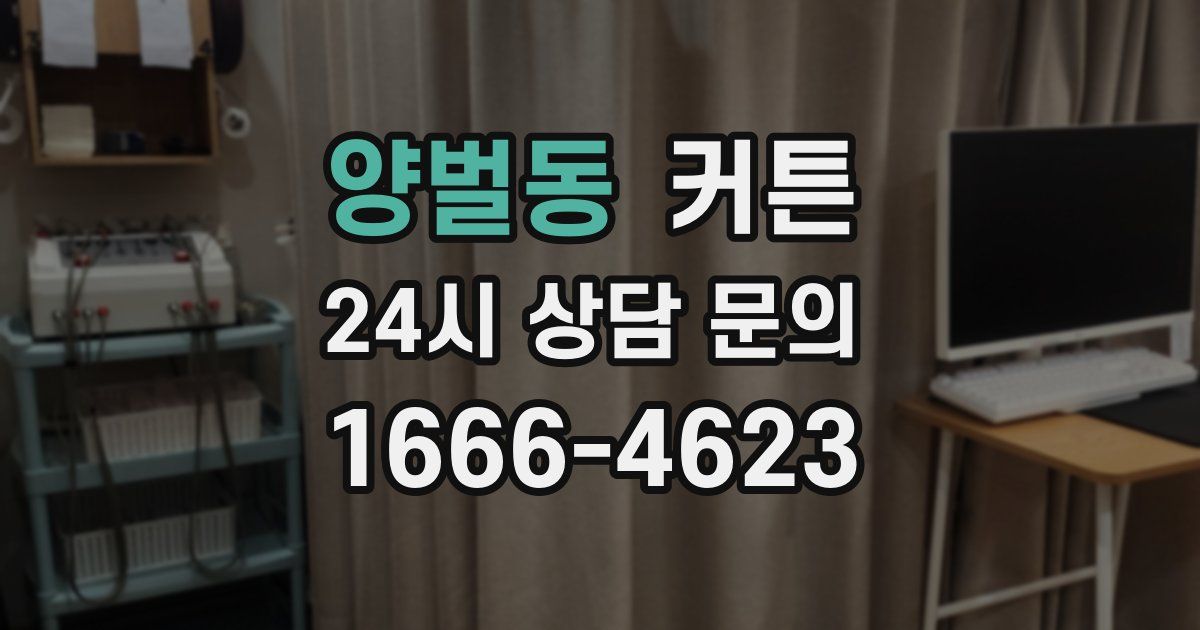 양벌동 커튼