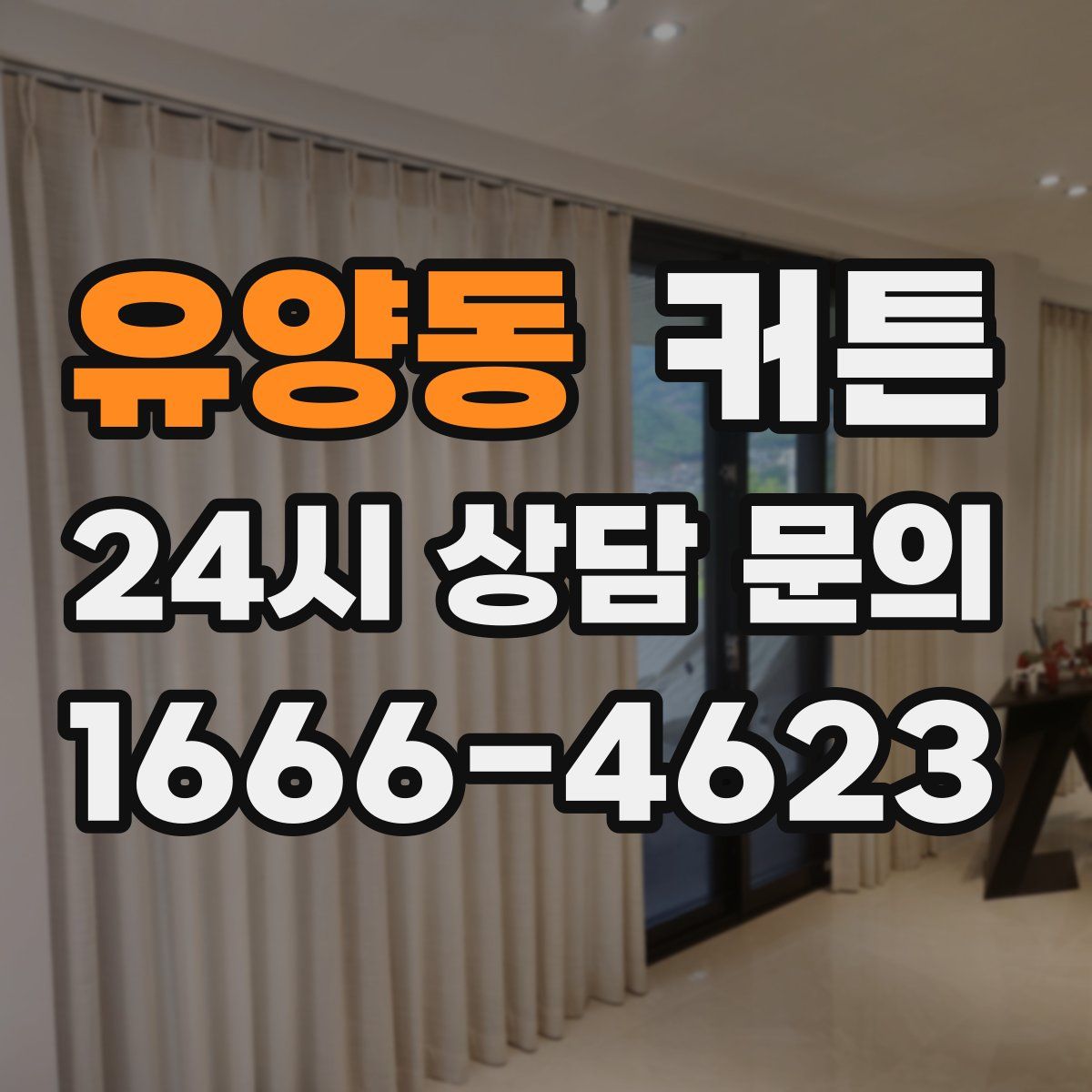 유양동 커튼