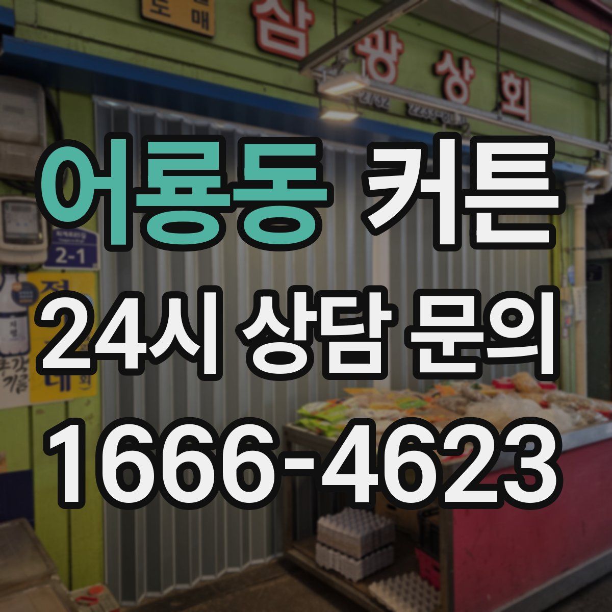 어룡동 커튼