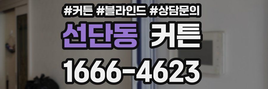 선단동 커튼