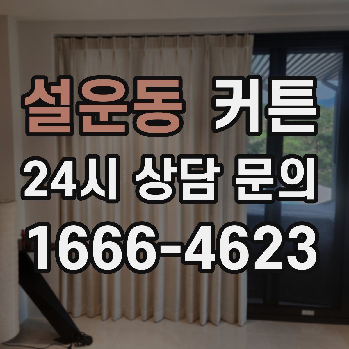 설운동 커튼