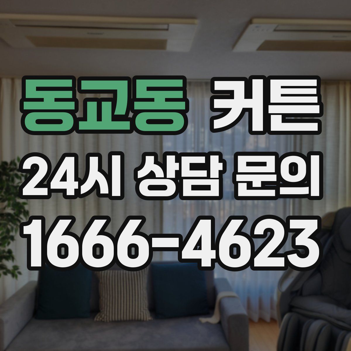동교동 커튼