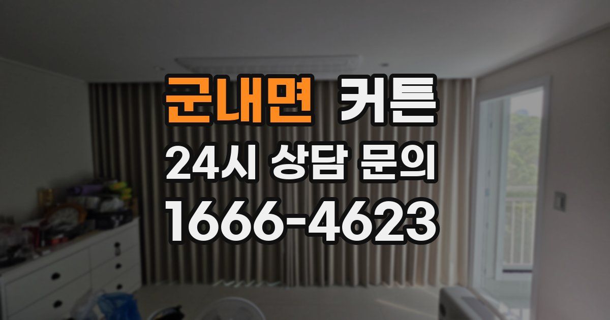 군내면 커튼