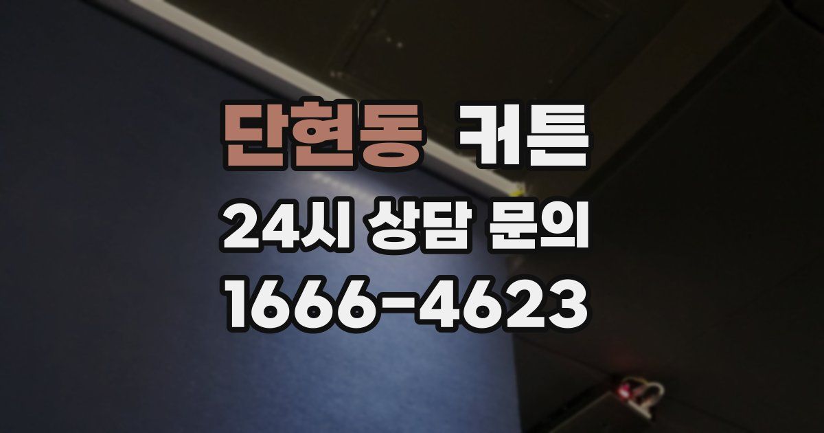 단현동 커튼