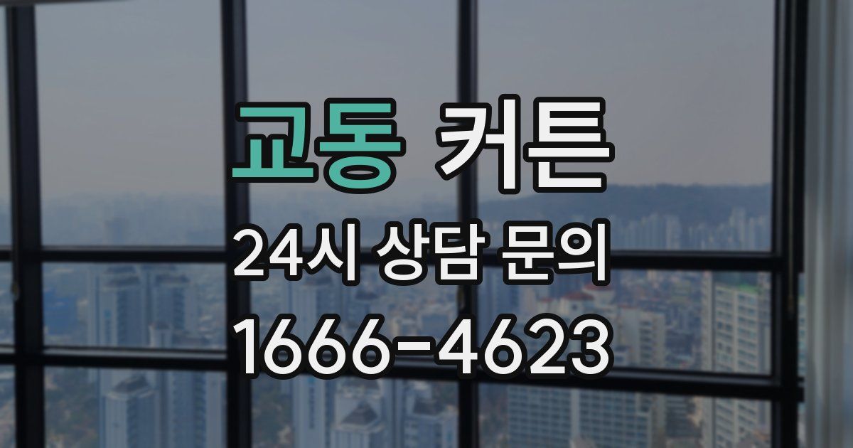 교동 커튼