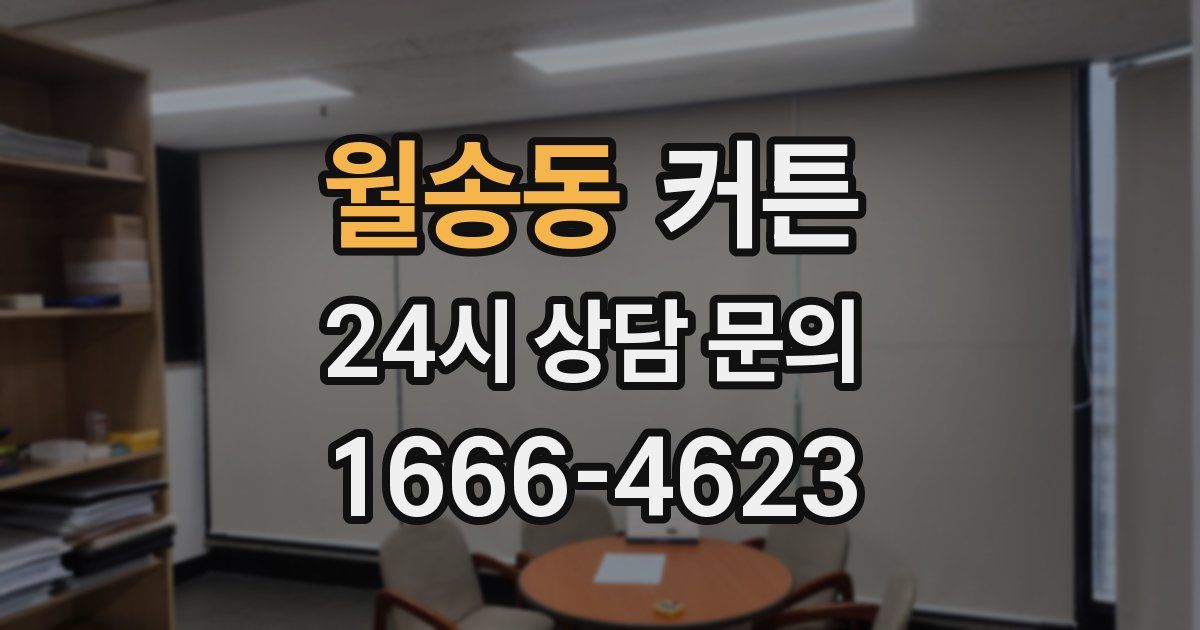 월송동 커튼