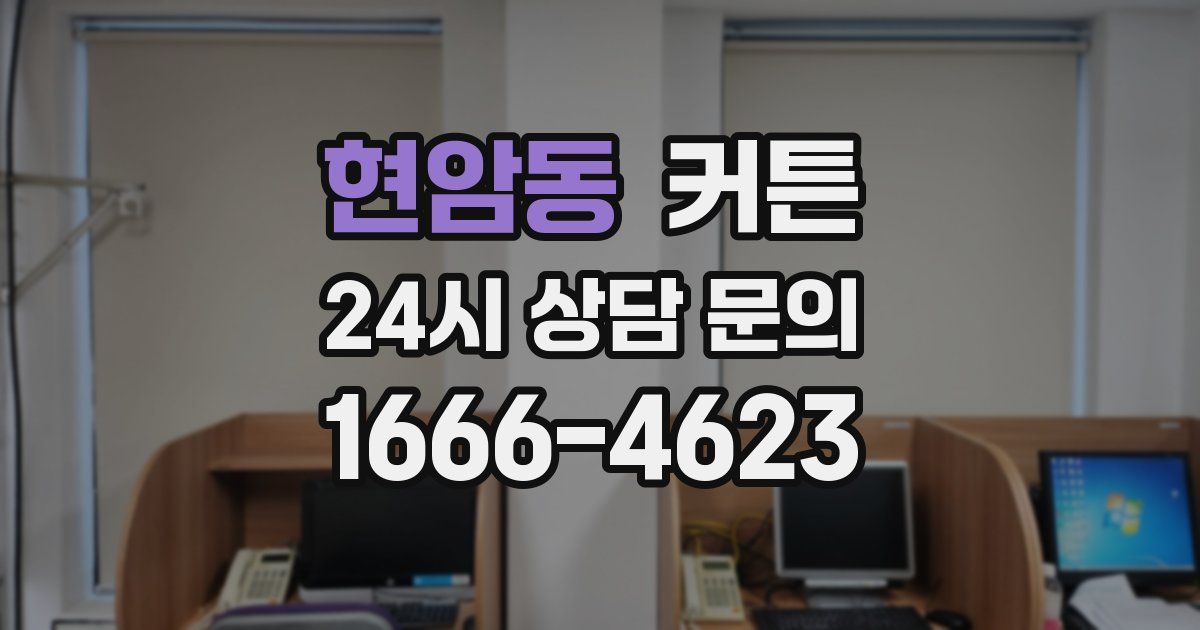 현암동 커튼