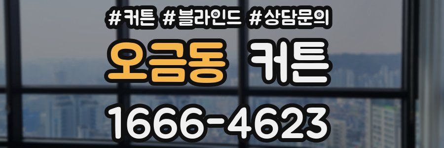 오금동 커튼