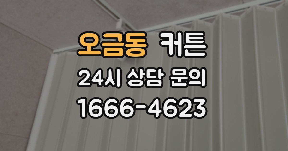 오금동 커튼