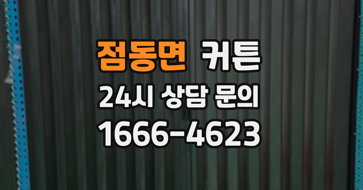 점동면 커튼