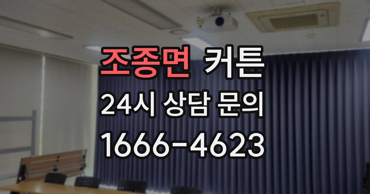 조종면 커튼