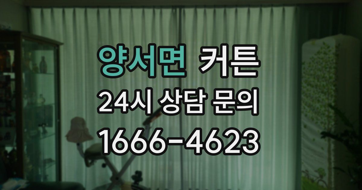 양서면 커튼