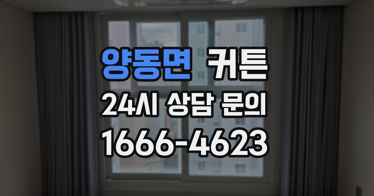 양동면 커튼