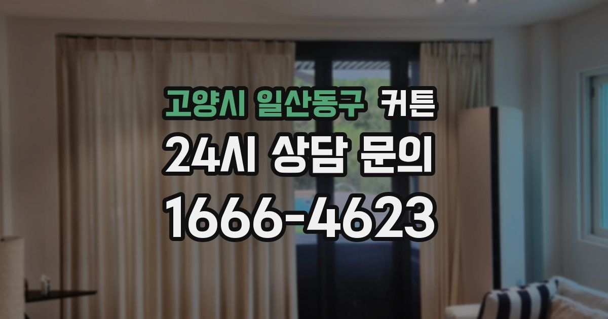 고양시 일산동구 커튼
