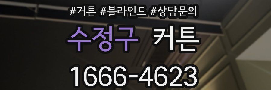 수정구 커튼