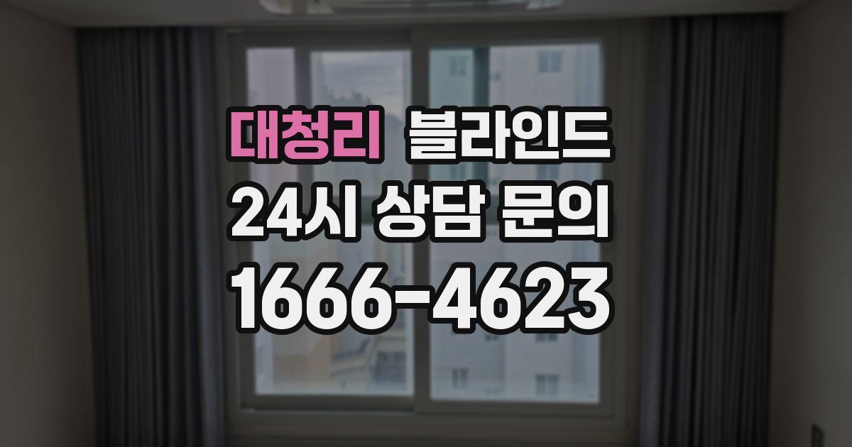 대청리 블라인드