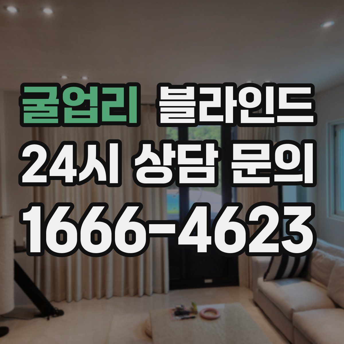 굴업리 블라인드