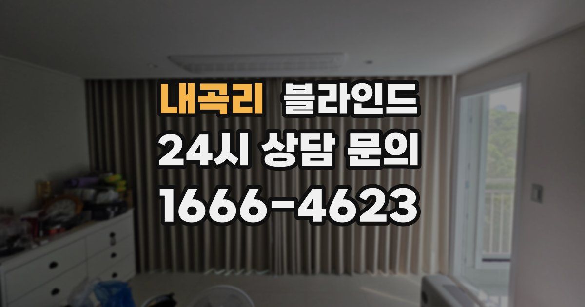 내곡리 블라인드