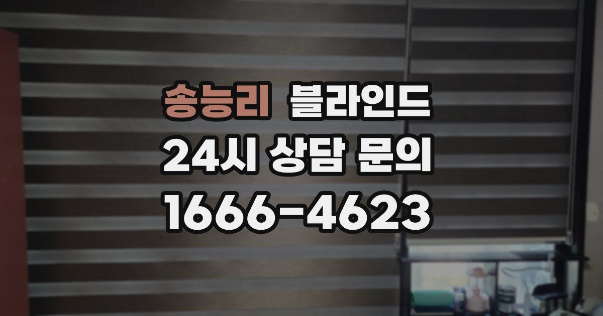 송능리 블라인드