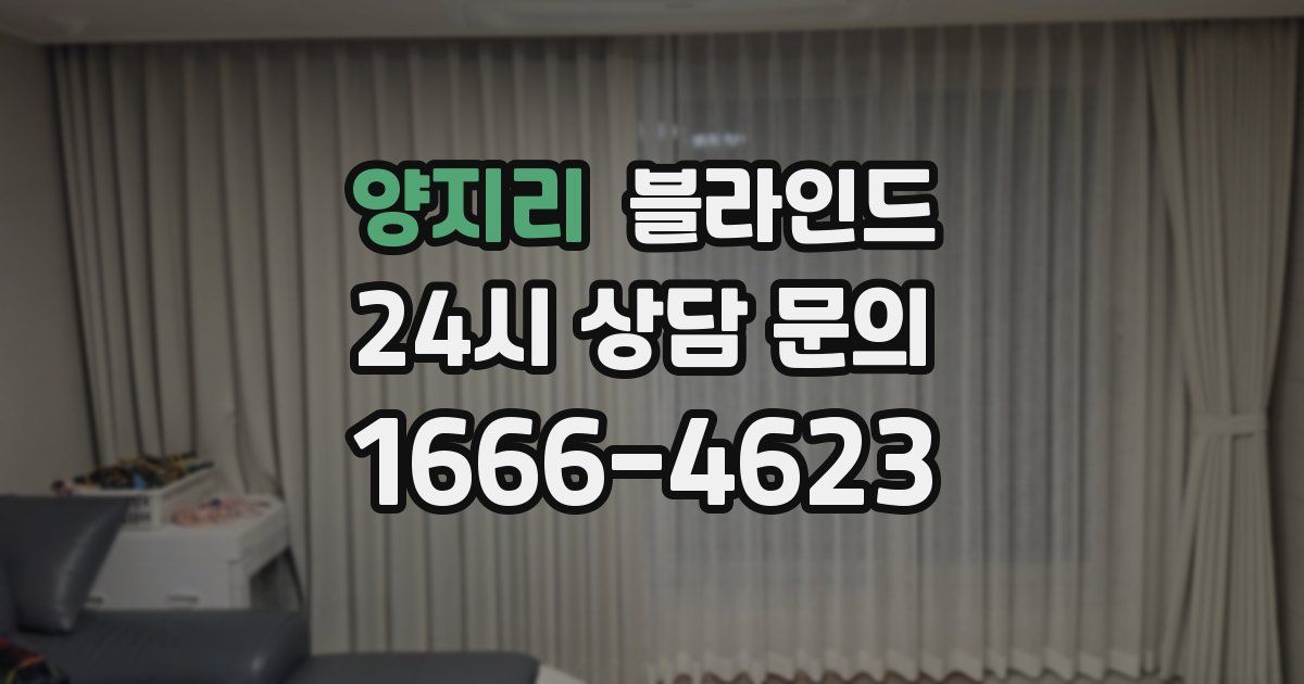 양지리 블라인드