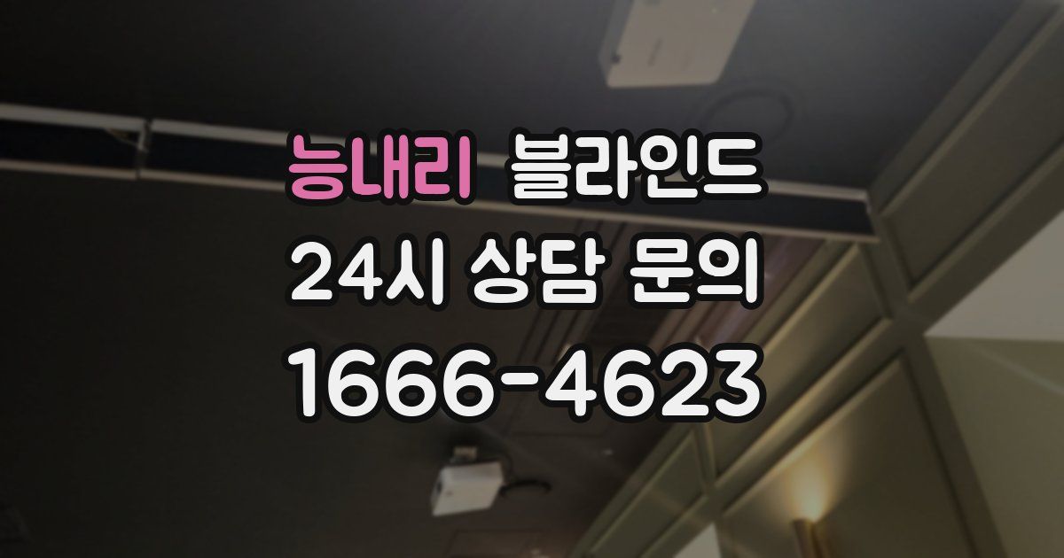 능내리 블라인드