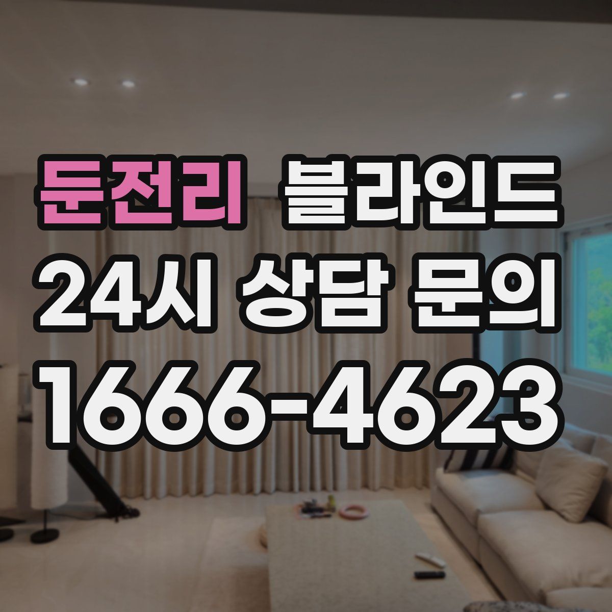둔전리 블라인드