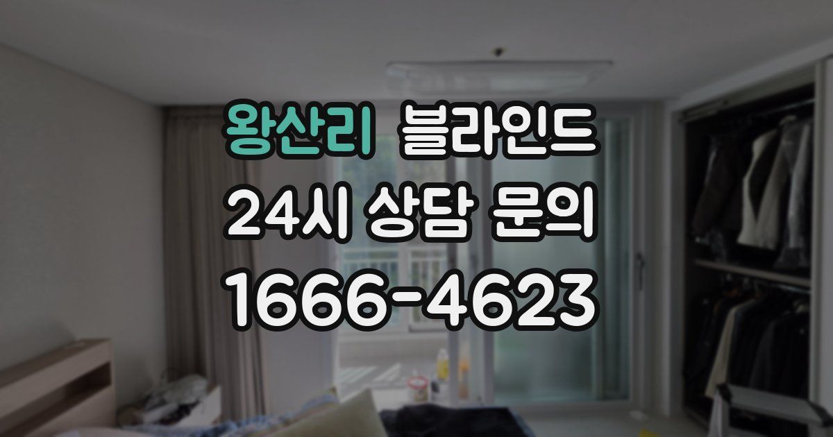 왕산리 블라인드