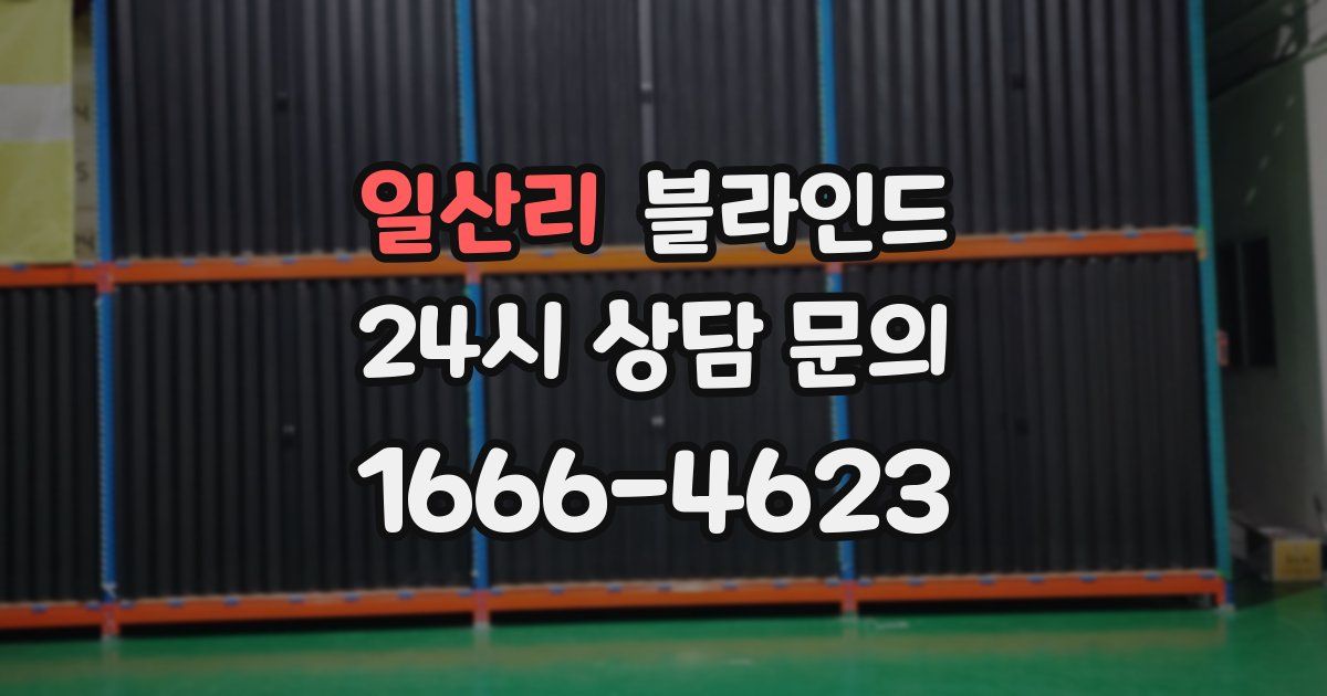 일산리 블라인드