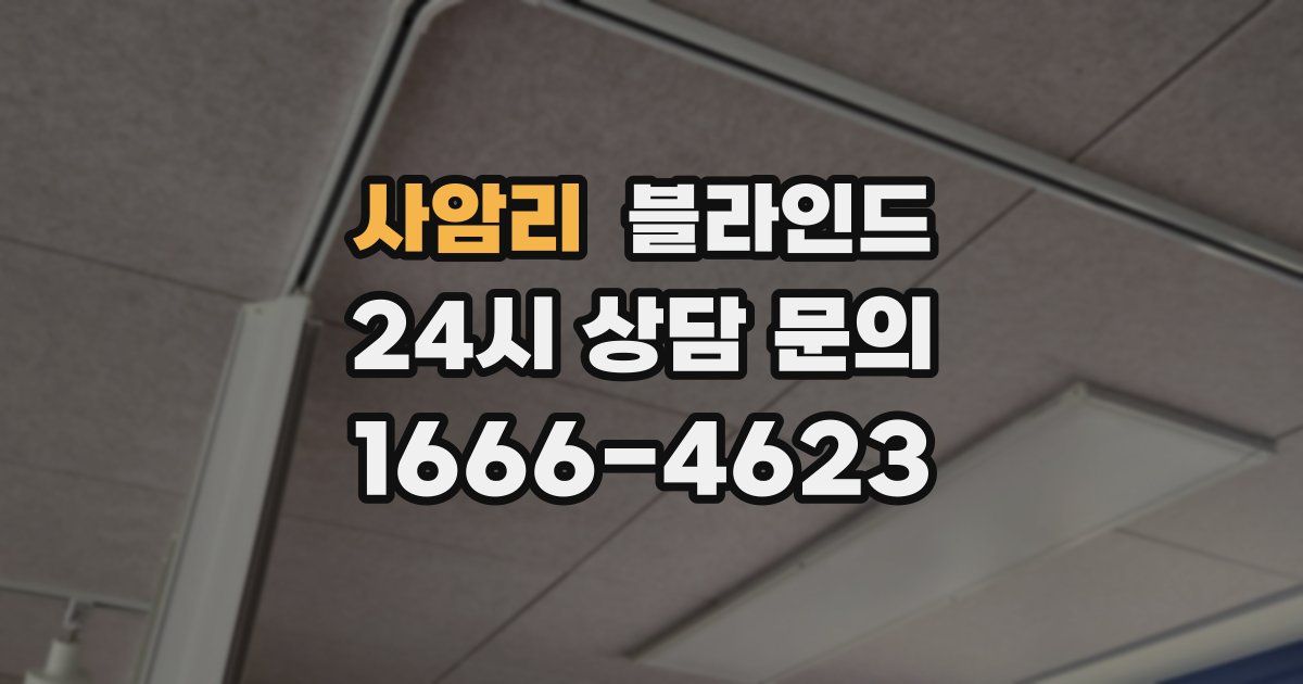 사암리 블라인드