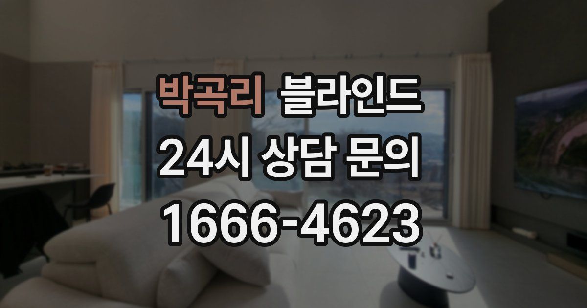 박곡리 블라인드