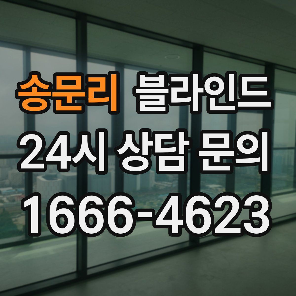 송문리 블라인드