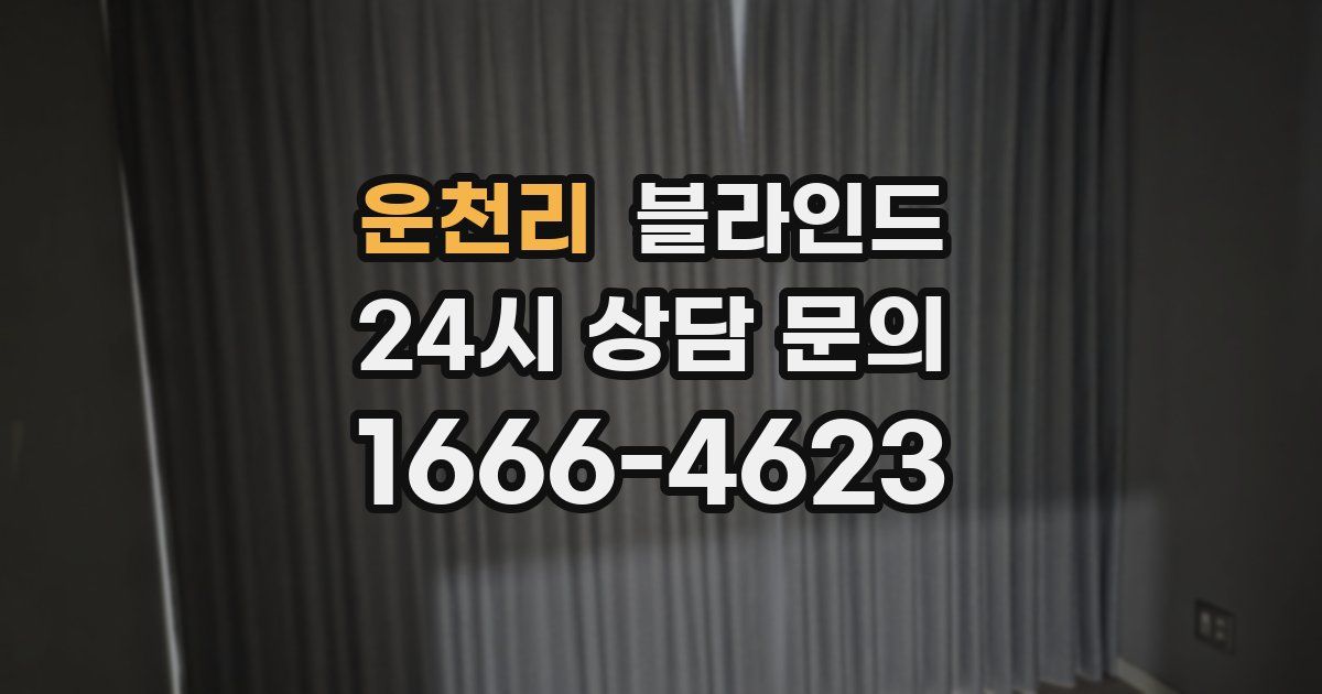 운천리 블라인드