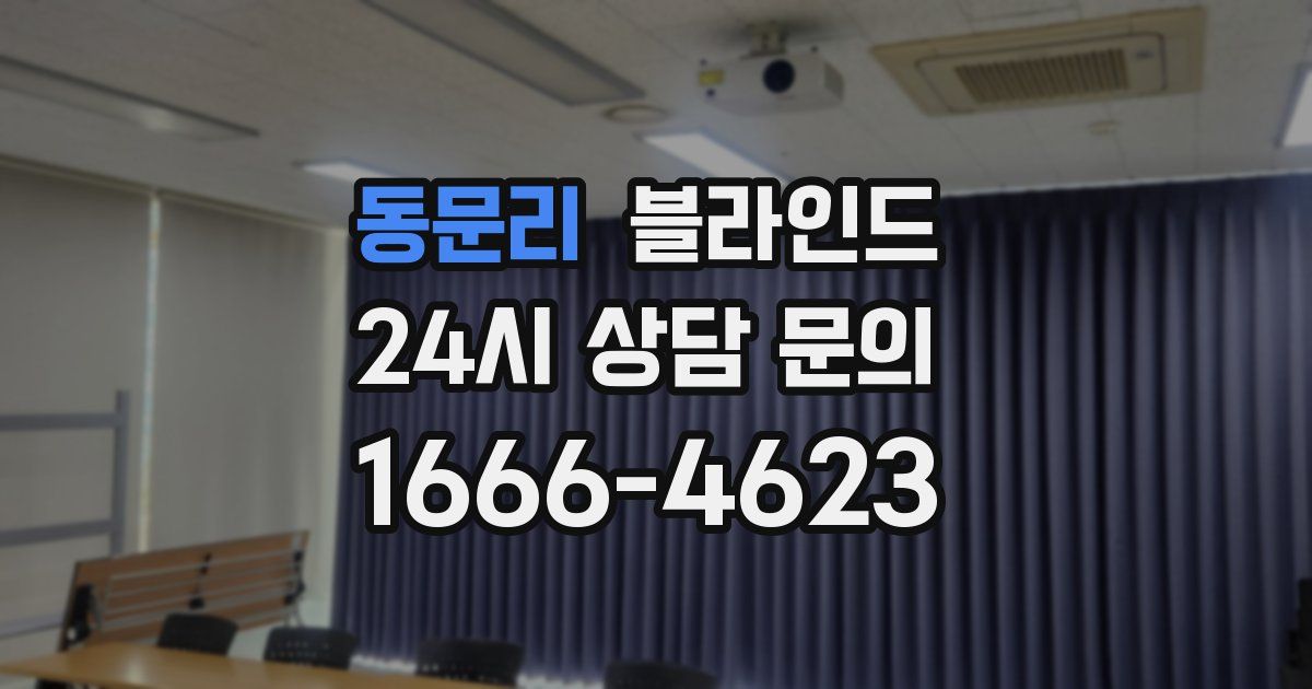 동문리 블라인드