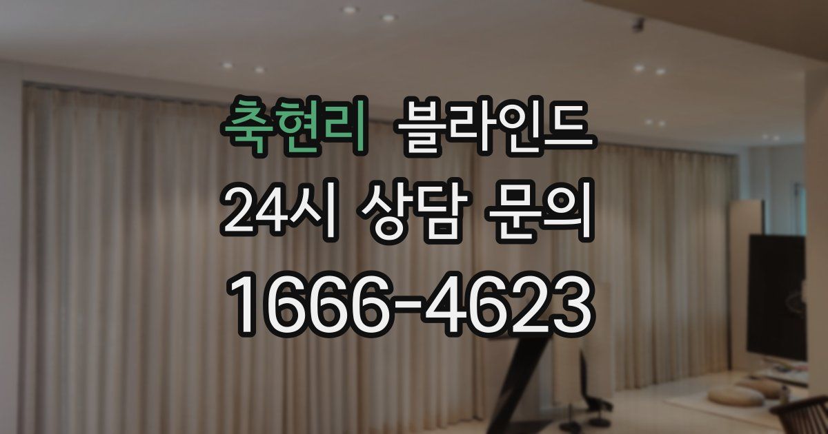 축현리 블라인드