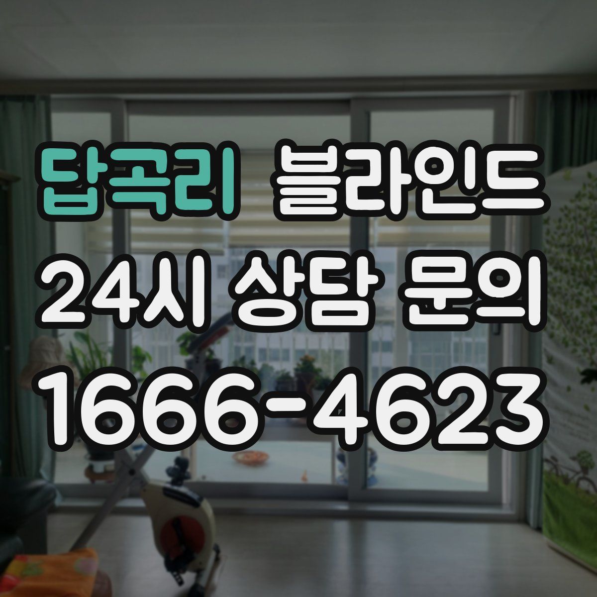 답곡리 블라인드