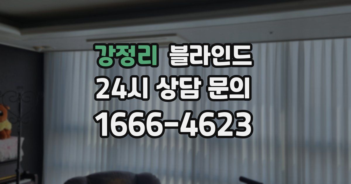강정리 블라인드