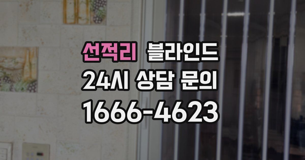 선적리 블라인드