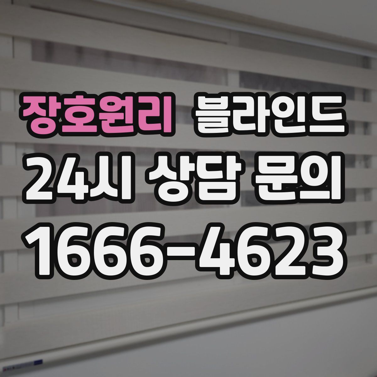 장호원리 블라인드