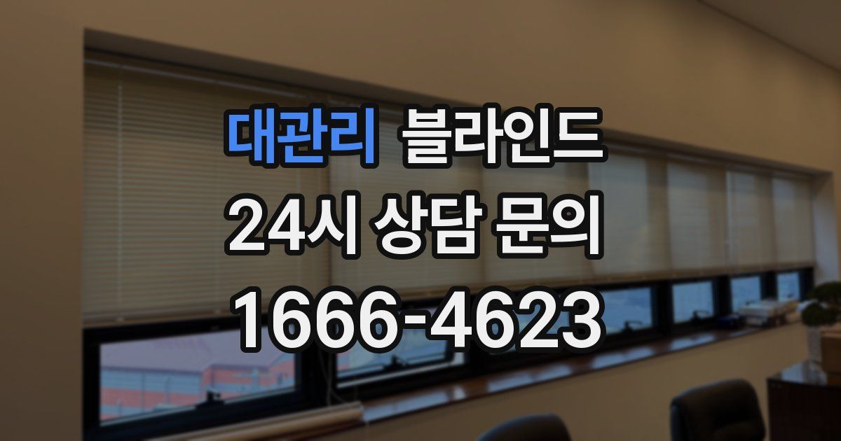 대관리 블라인드