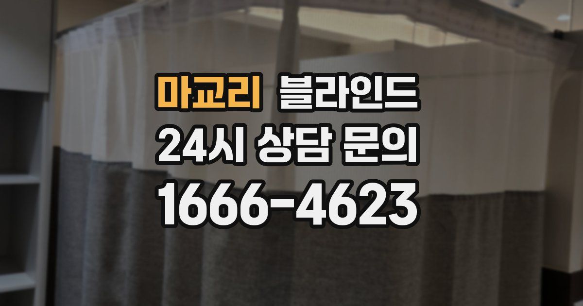 마교리 블라인드