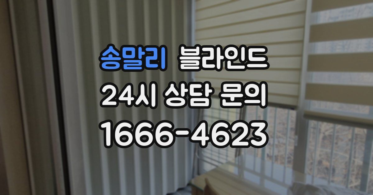 송말리 블라인드