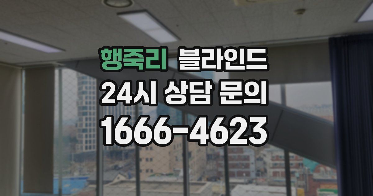 행죽리 블라인드