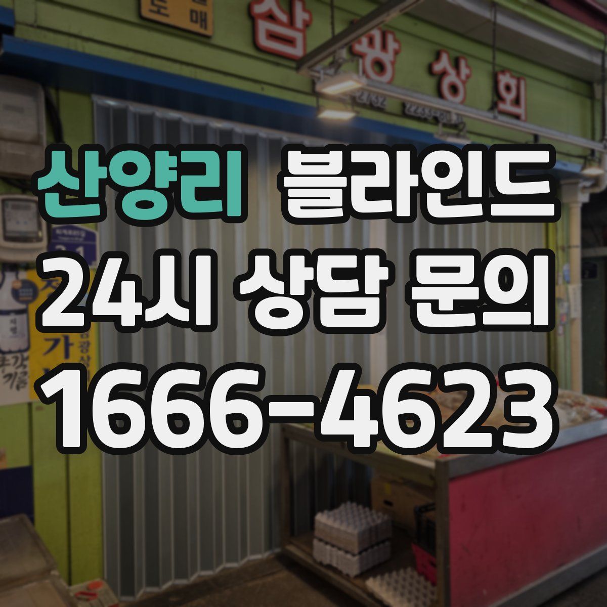 산양리 블라인드