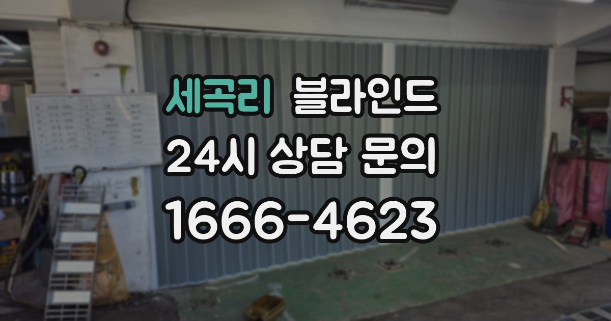 세곡리 블라인드
