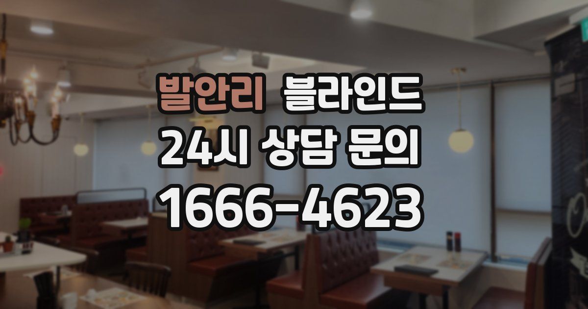 발안리 블라인드