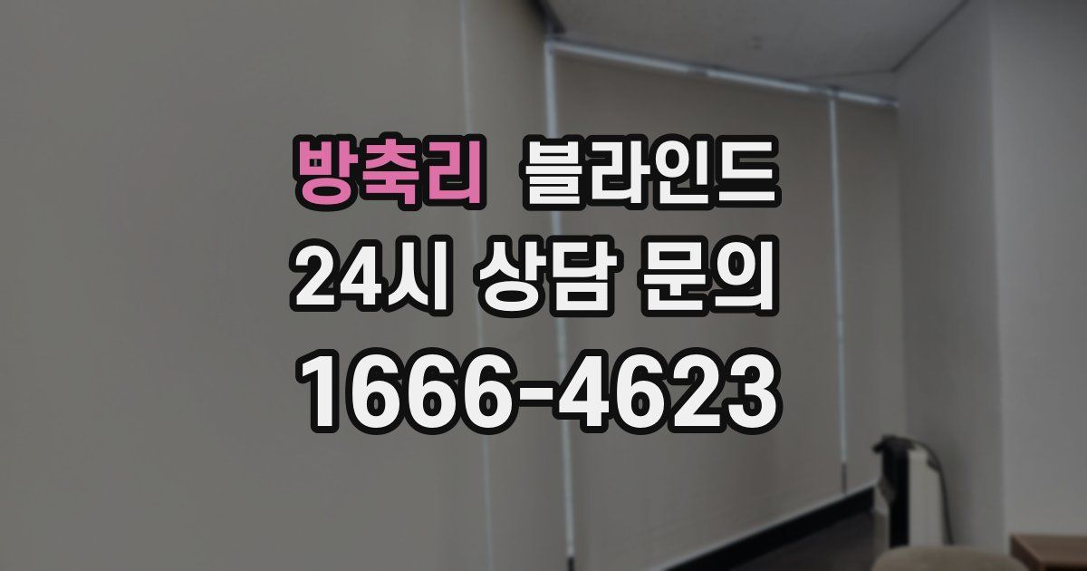 방축리 블라인드