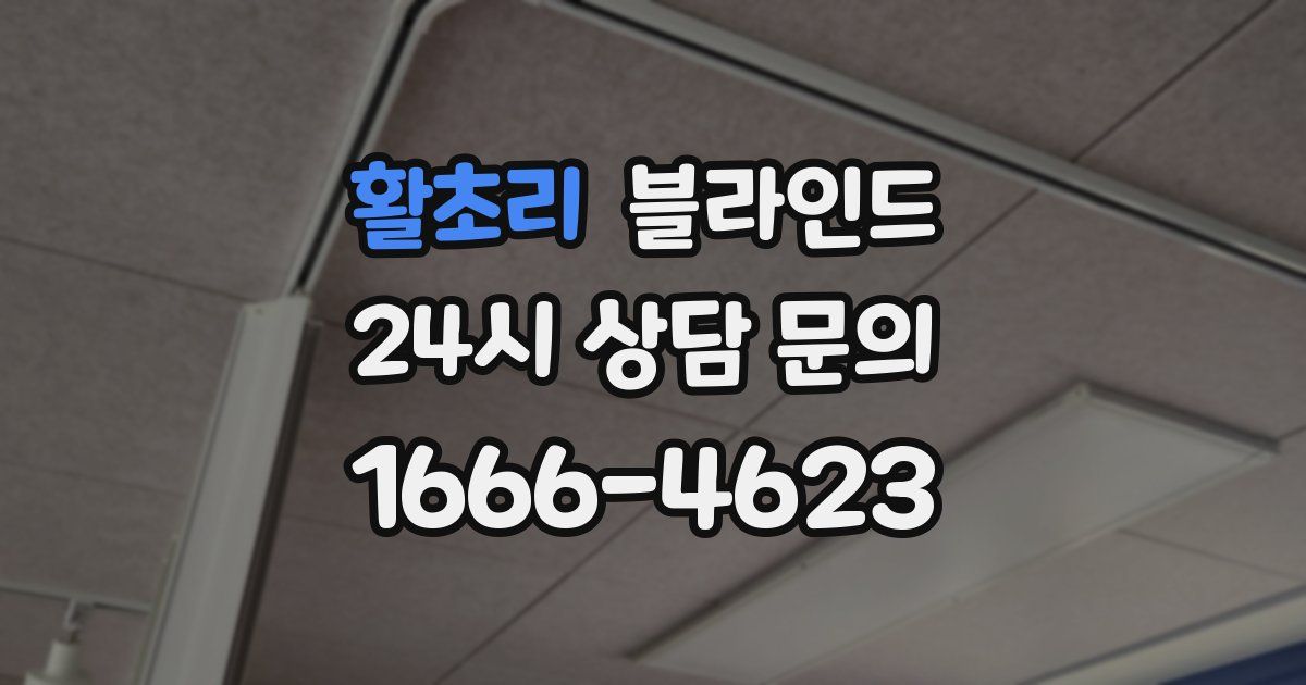 활초리 블라인드