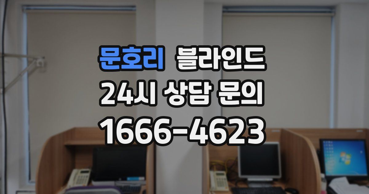 문호리 블라인드