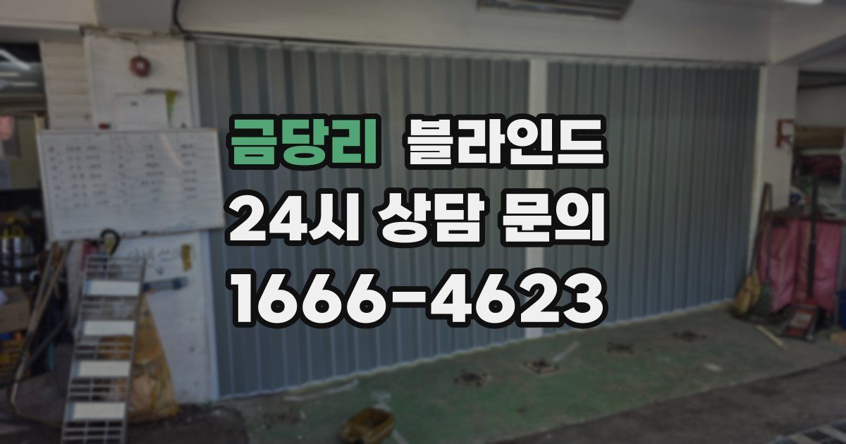 금당리 블라인드